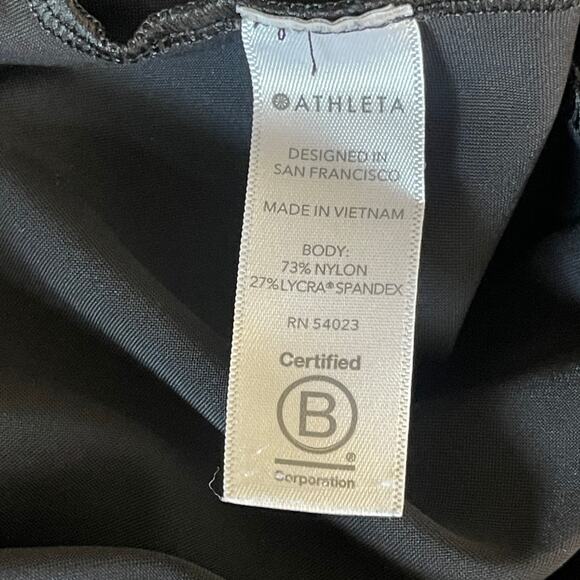 Athleta Stellar Trouser Black Ankle Pants Women's 8 Tall Stretch Travel Work - Picture 8 of 14